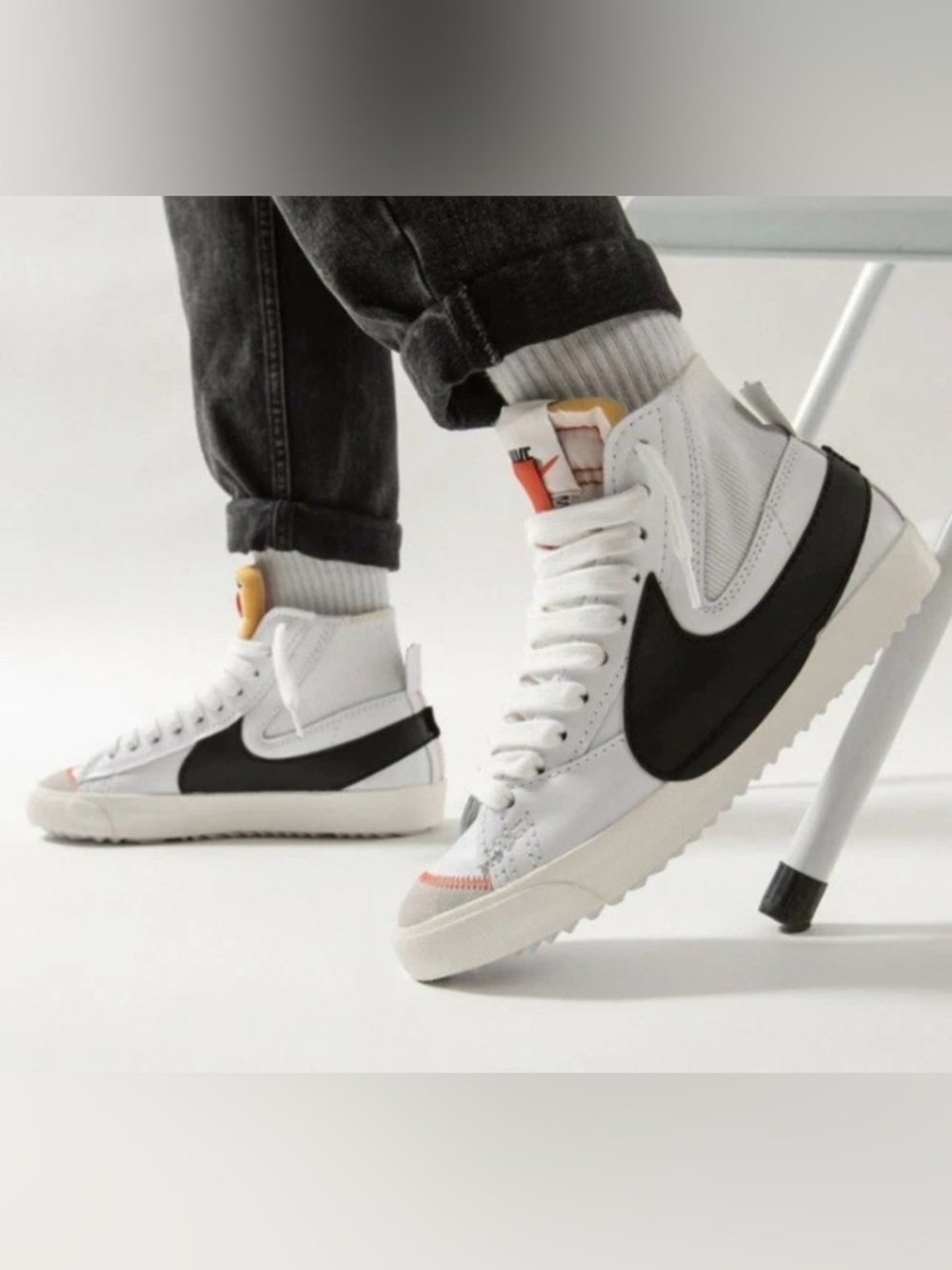 Nike Men’s 8.5 Blazer Mid ‘77 Jumbo White High-Top Sneakers
